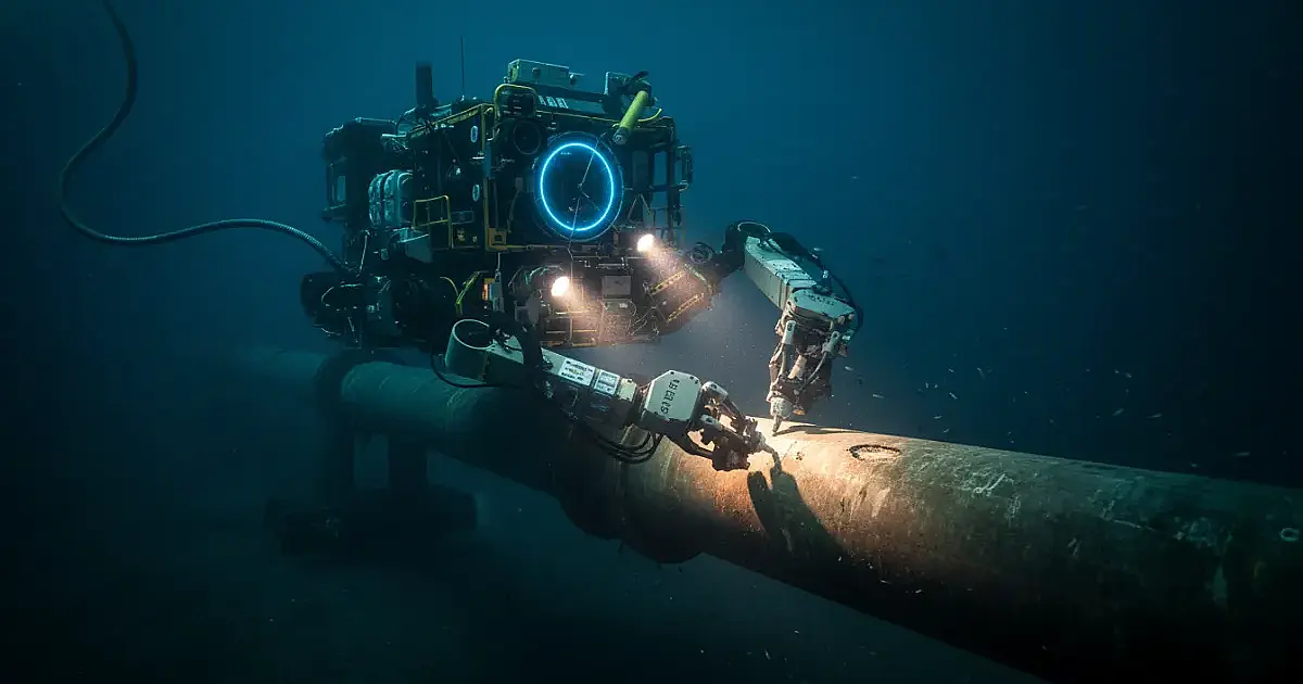 Robôs gigantes assumem o trabalho mais perigoso do fundo do oceano