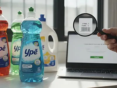 Consumidores devem verificar o número do lote no verso das embalagens dos produtos Ypê para identificar itens suspensos.
