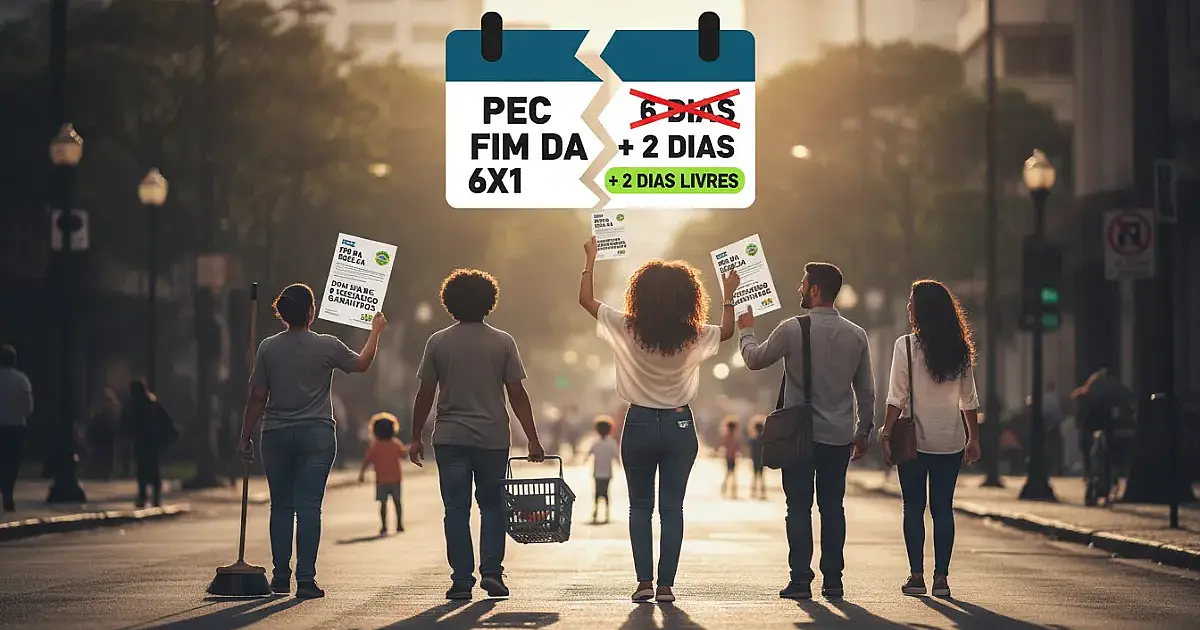 Fim da escala 6x1: o que muda na vida de milhões de brasileiros com a nova PEC