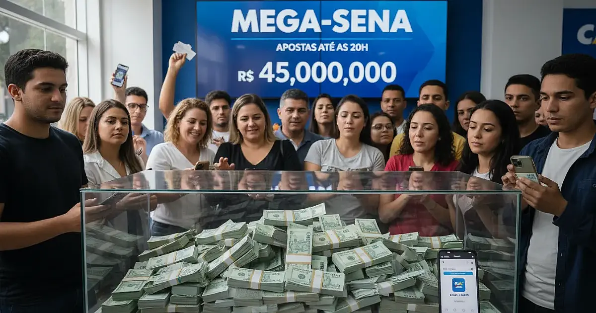Mega-Sena sorteia R$ 45 milhões neste sábado; saiba como apostar e o que muda com o prêmio