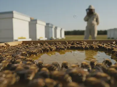 Abelhas forrageiras podem ser atraídas por flores e fontes de alimento contaminadas, acelerando a propagação de doenças.