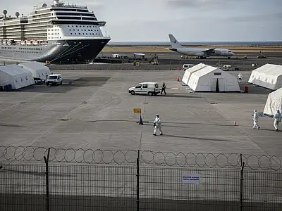 O porto de Tenerife será o ponto central da operação de isolamento do cruzeiro MV Hondius neste domingo.