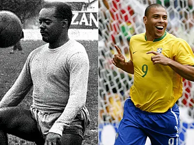 Leônidas da Silva e Ronaldo Fenômeno ostentam o recorde de gols em fases decisivas de Mundiais