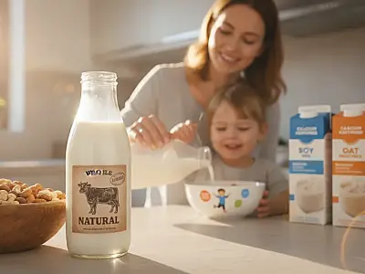 Pesquisa destaca a superioridade da matriz alimentar do leite de vaca em relação aos processados vegetais.