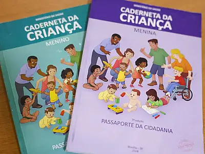 Caderneta oficial permite acompanhar o histórico de proteção das crianças em tempo real