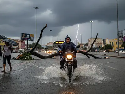 Previsão indica chuvas de até 100 mm em pontos isolados de Pernambuco nesta quarta-feira.