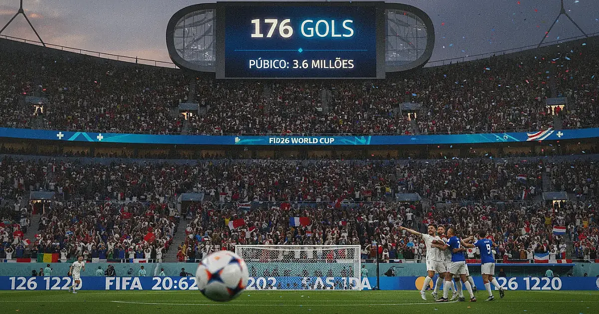 Copa 2026 quebra recorde histórico de gols e público antes mesmo do fim da primeira fase