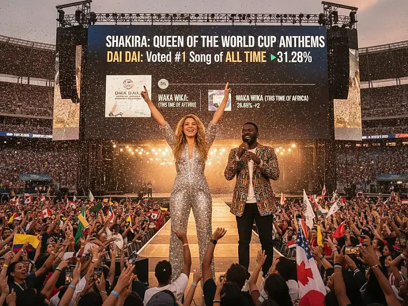 Shakira reafirma reinado absoluto e "Dai Dai" é eleita a melhor música da história das Copas