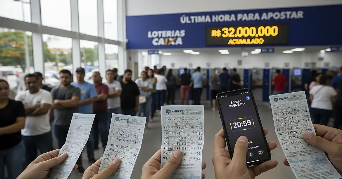 Mega-Sena: prêmio de R$ 32 milhões desafia a sorte neste sábado
