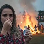 Fumaça de São João e rinite: como proteger os pulmões sem perder a festa