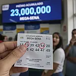 Mega-Sena acumula e prêmio dispara para R$ 23 milhões após concurso 3.024 terminar sem vencedores