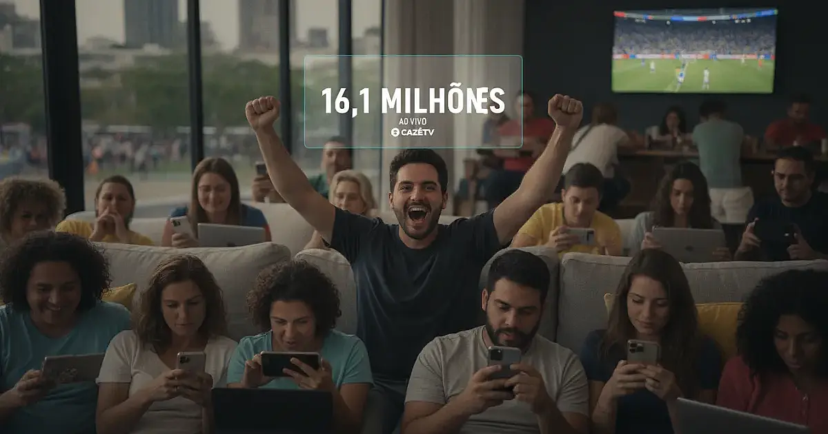 CazéTV pulveriza recorde mundial com 16 milhões de acessos em jogo da Seleção
