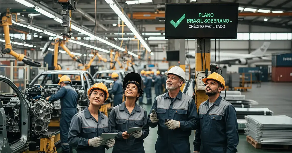Governo flexibiliza Plano Brasil Soberano e amplia acesso ao crédito para a indústria