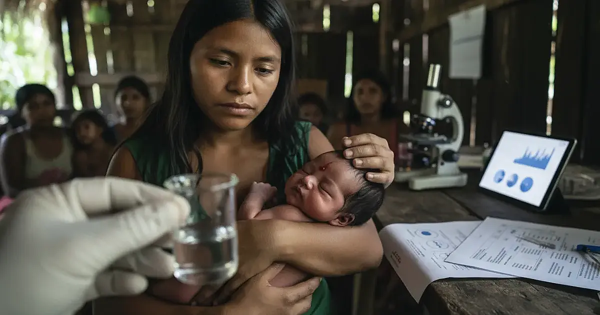 Veneno no berço: 90% dos bebês Munduruku nascem contaminados por mercúrio