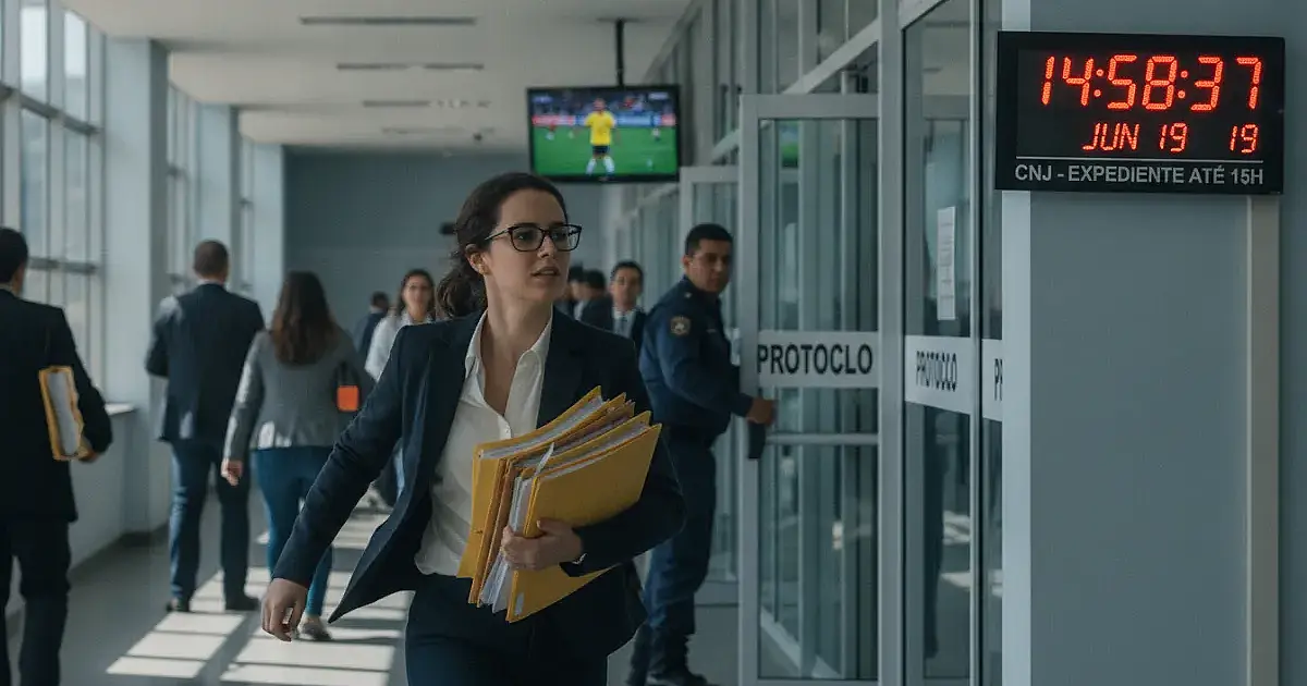 CNJ altera horário de atendimento em dias de jogos do Brasil na Copa; veja o que muda