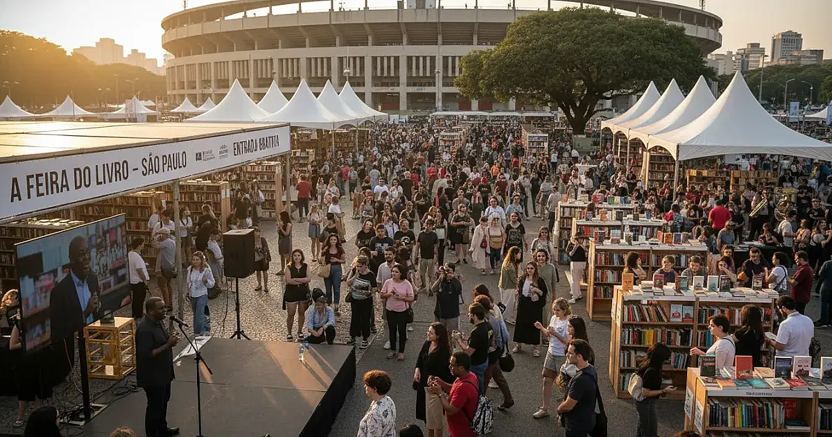 A Feira do Livro no Pacaembu: Programação gratuita é destaque no feriado em SP